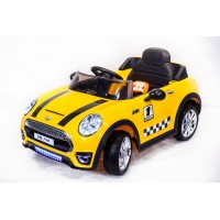 Электромобиль Mini Cooper HL198 Желтый