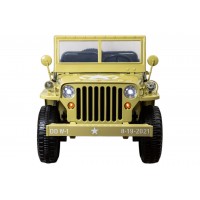 Электромобиль Jeep Willys YKE 4137 4x4 Песочный